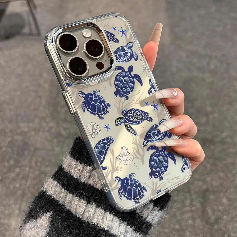 Transparent Soft Sea Turtle Phone Case