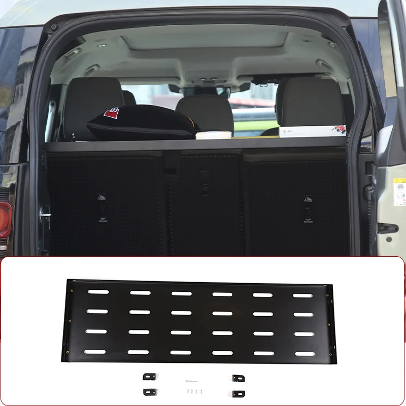

For Land Rover Defender 110 2020-2022 Aluminum Alloy Car Tailgate Trunk Storage Rack Cargo Luggage Shelf Rear Racks Accessories