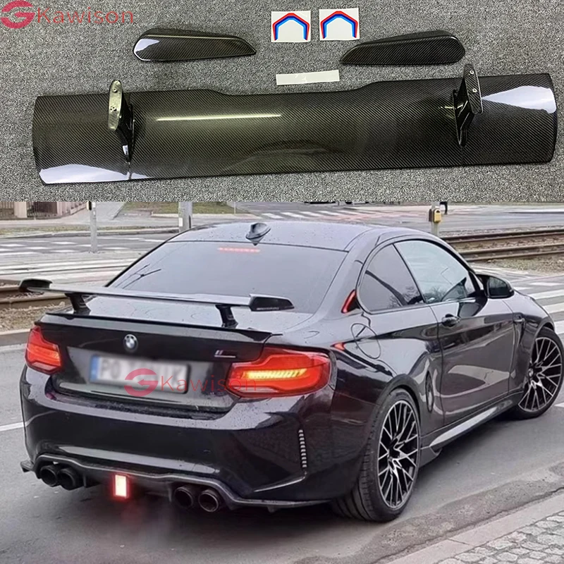 Bmw 자동차 스타일링용 탄소 섬유 리어 스포일러, F80 F82 F87 M2 M3 ..
