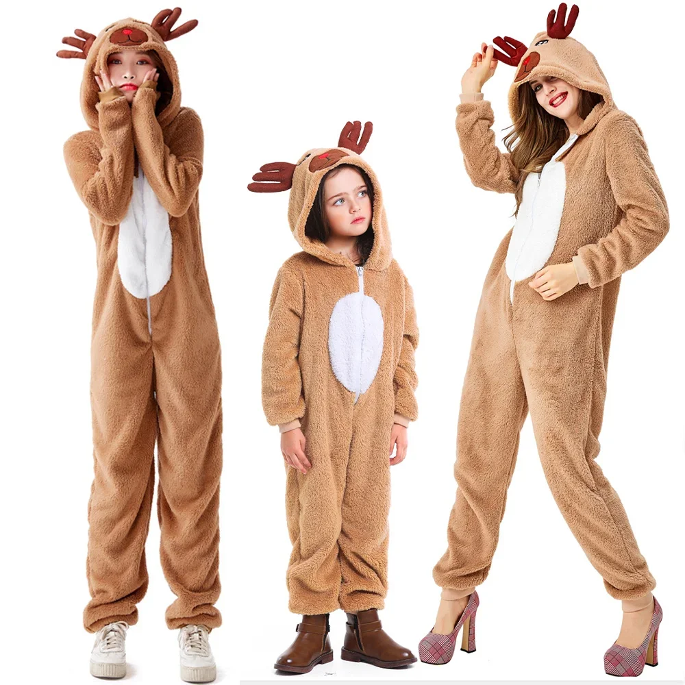Reindeer Costume Cozy Jumpsuit for Children