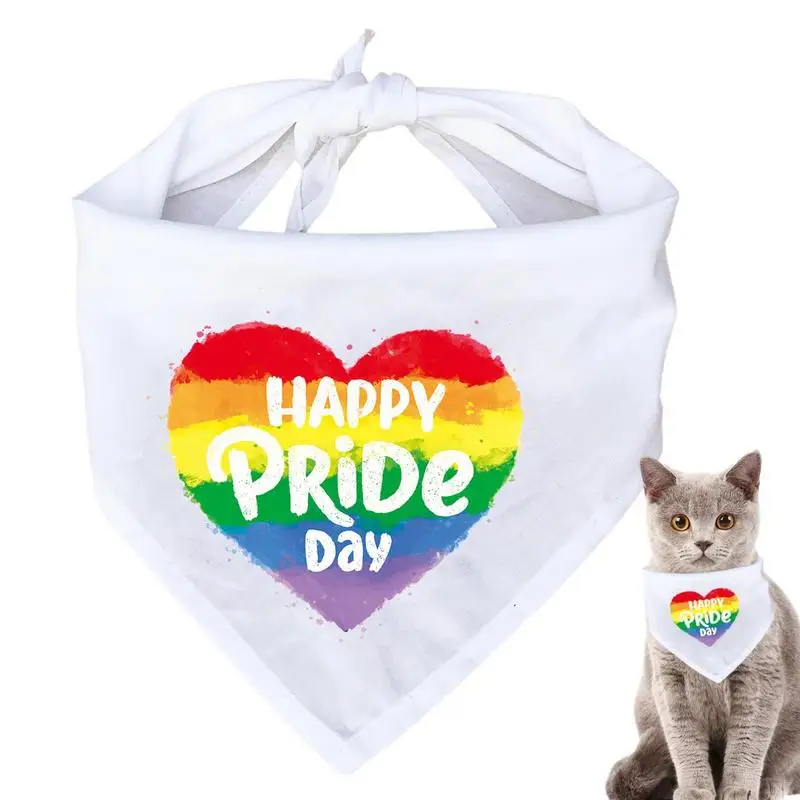 

LGBT Dog Bibs Rainbow Triangle Reversible Bandana Triangle Reversible Bandana For Small Medium Large Dogs Gift For Dog Lover