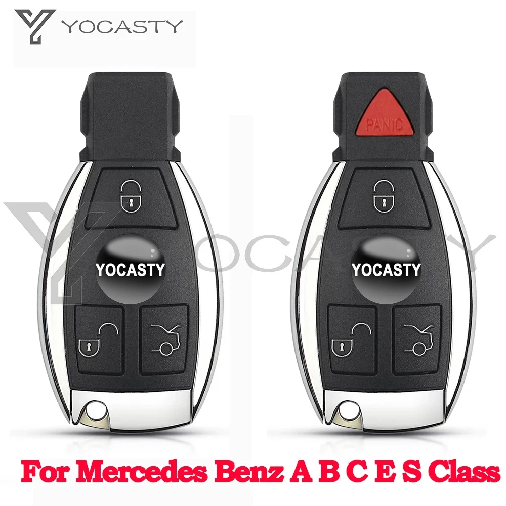 Умный Автомобильный ключ yocпластика 3 кнопки 433 315 МГц Fsk для 2000 - 2010 + Mercedes Benz A C E S