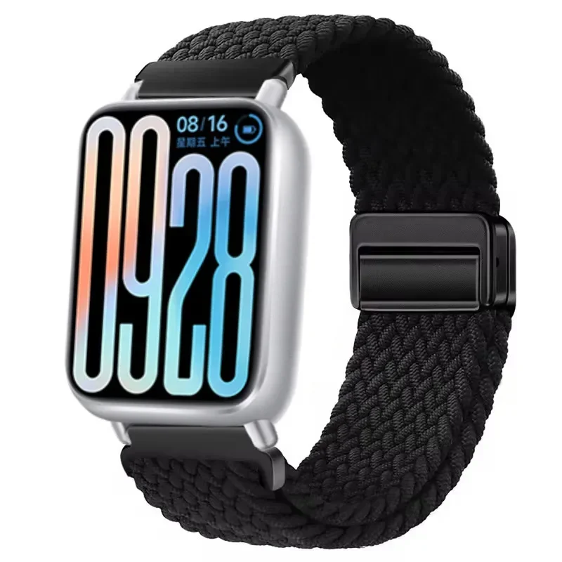 Nylon Braided Magnetic Buckle Strap - Breathable & Comfortable Replaceable Band