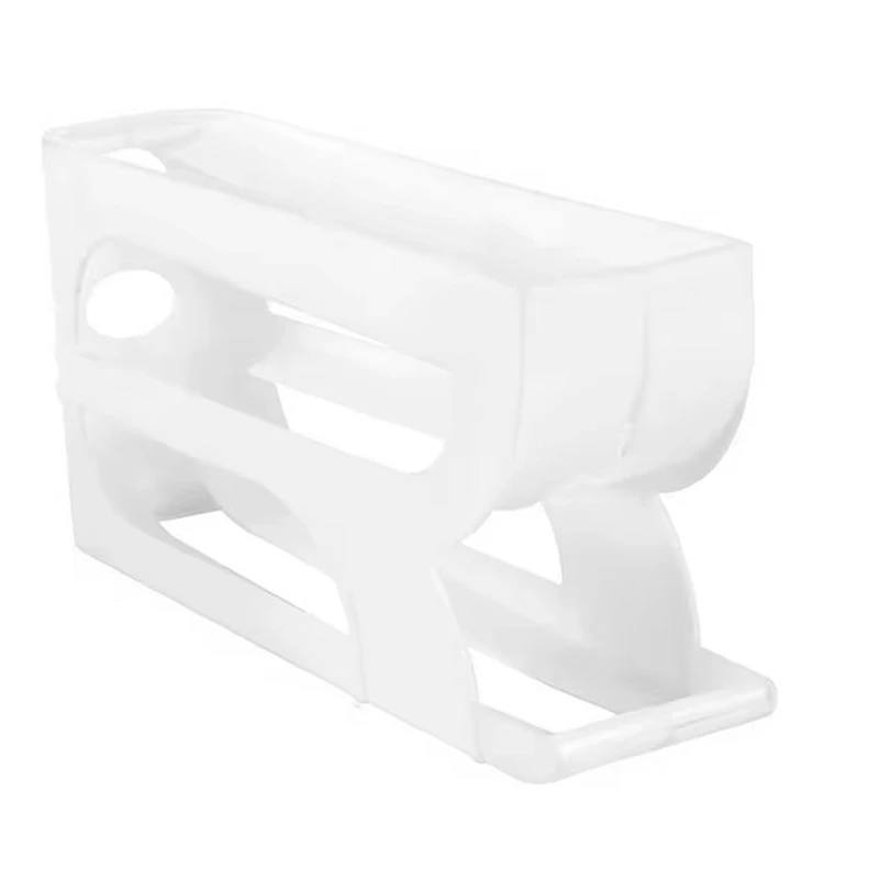 Automatic Egg Rolling Dispenser 3-Tier Automatic Egg Rolling Holder Space-Saving Storage Container For Fridge Rack