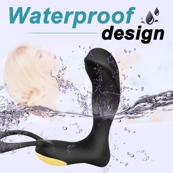 3 in 1 Cock Vibrator Prostate Massager Butt Anal Plug Vibrators Male Masturbator Anal Sex Toys For Men Adult Prostate Stimulator 4