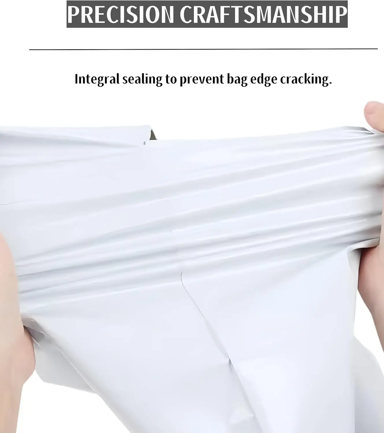 White Poly Mailers 11x14.5 Inches Waterproof Self Sealing Shipping E Commerce Bags for Apparel and Non Fragile Items 10 Pack