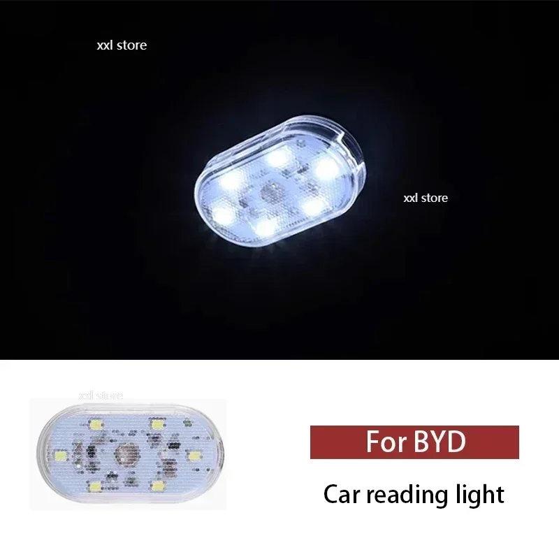 Car Roof LED Lights for BYD Dolphin Seagull Rear Reading Lights Rear Seat Trunk Lighting Interior Supplies car accessories led decoration light
