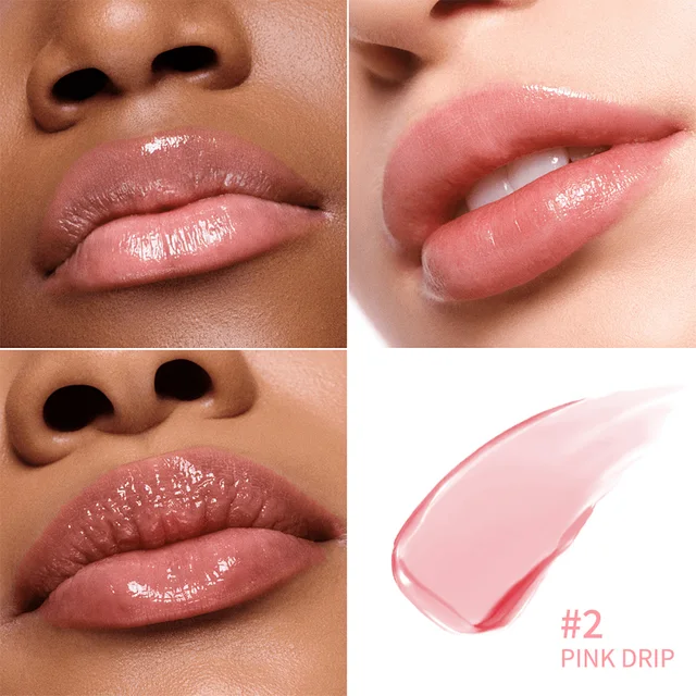 Lifter Glaze Oil Balm with Hyaluronic Acid and Hydrating Oil Blend Lip Balm with 24HRs of Smooth Moisturizing Shine Pink Makeup