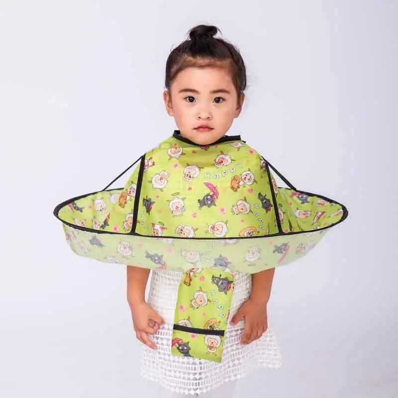 Kids Boy Hair Cutting Cape Gown Hairdresser Barber Apron Hairdressing Children Girls Boys Hair Cut Cloak Umbrella Cape