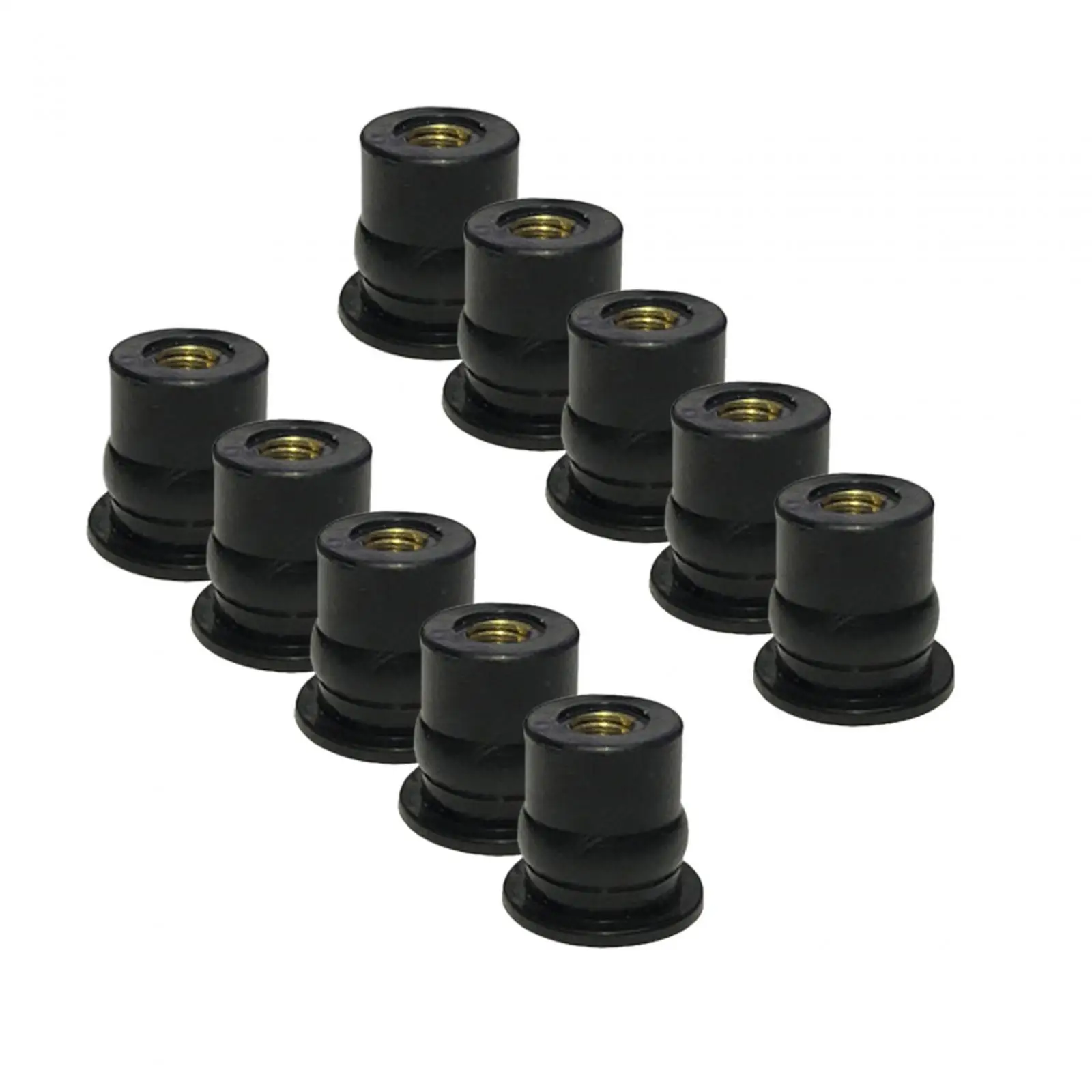 Car Accessories Motorcycle Accessories Auto Fasteners Auto Accessories Motorcycle Fasteners Rubber Well Nuts Fairing Fasteners Metric Brass Insert Motorcycle Windshield Accessories Universal Replace