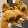 Capybara Plush Slippers Women Cartoon Cute Lovely Soft  Animals Plushy Shoes Cozy Capibara Sandals Winter Indoor Warm Slipper 2
