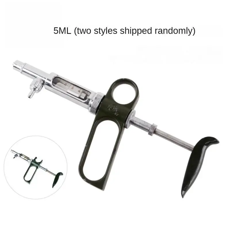 

Animal Farm Filler Metal Continuous Syringe Veterinary Tools Adjustable Continuous Use Syringe Dosing Tube Sets