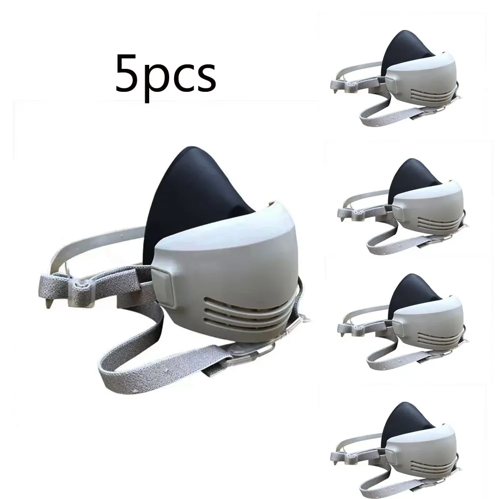 

Dust Mask Filter Cotton Respirator Half Face Dust-proof Mask Anti Industrial Construction Dust Haze Fog Safety Gas mask