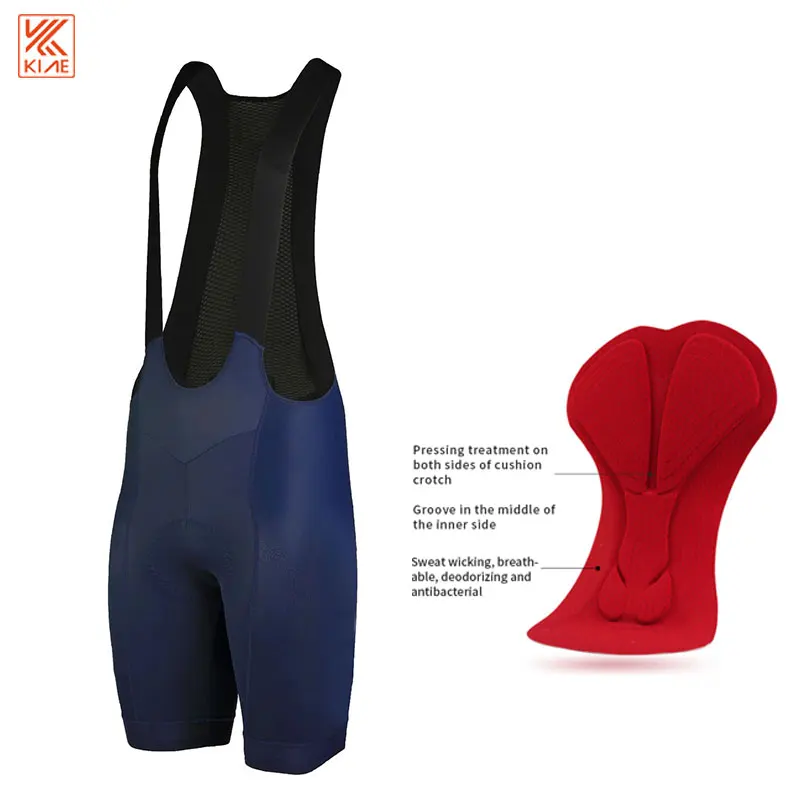 KIAE MTB Bicycle Clothing Men Women Cycling Bib Shorts Pad 7H Rode Bike Tights Jumpsuit Summer Ropa Ciclismo Hombre Triathlon