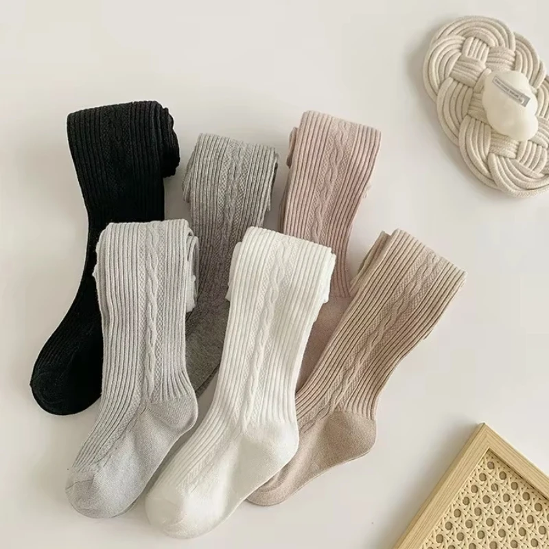 3Pieces Children Cotton Tights for Girls kids pantyhose