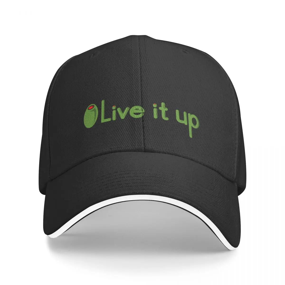 

Olive it up Baseball Cap Vintage Fishing cap Custom Cap Women's Hats For The Sun Men's
