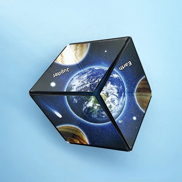 New Infinite Flip Magic Cube Puzzle Stress Relief Cube Adult Relax Tool 3D Kaleidoscope Infinite Flip Children's Toys Fidget Toy 5