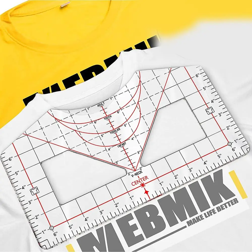 T-Shirt Vinyl Alignment Ruler 1