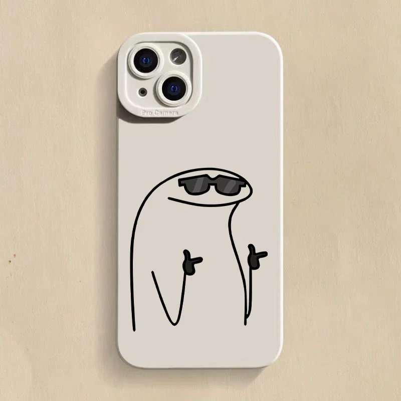 Adorable Cartoon Matchman Shockproof Silicone Phone Case