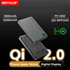 10000mAh 15W Wireless Power Bank Magnetic Charger for Apple Watch USB C Fast Charging External Battery for iPhone Samsung Xiaomi 6