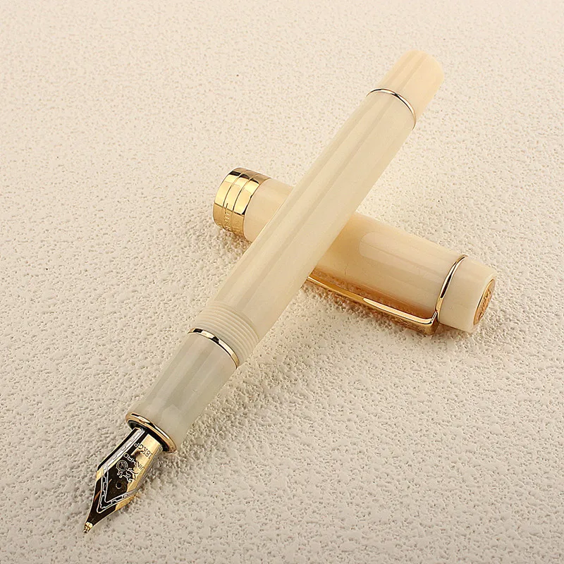 Jinhao Century 100 Series Fountain Pen Multi Color Acrylic Barrel Fine Nib Gold Trim Business Office Signature School 3