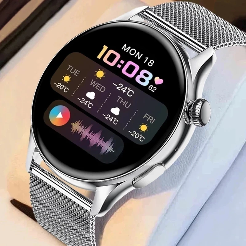 2022 New Bluetooth Call Smart watch Men Full touch Screen Sports fitness watch Bluetooth is Suitable For Android ios Smartwatch