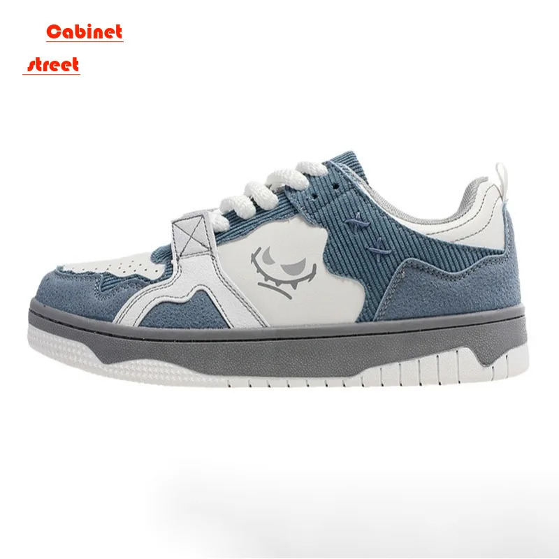 Fashion Board Men Sneakers Flat Shoes Niche Network Red Couple Sports Design Sense German Training Shoes Casual Fashion Shoes