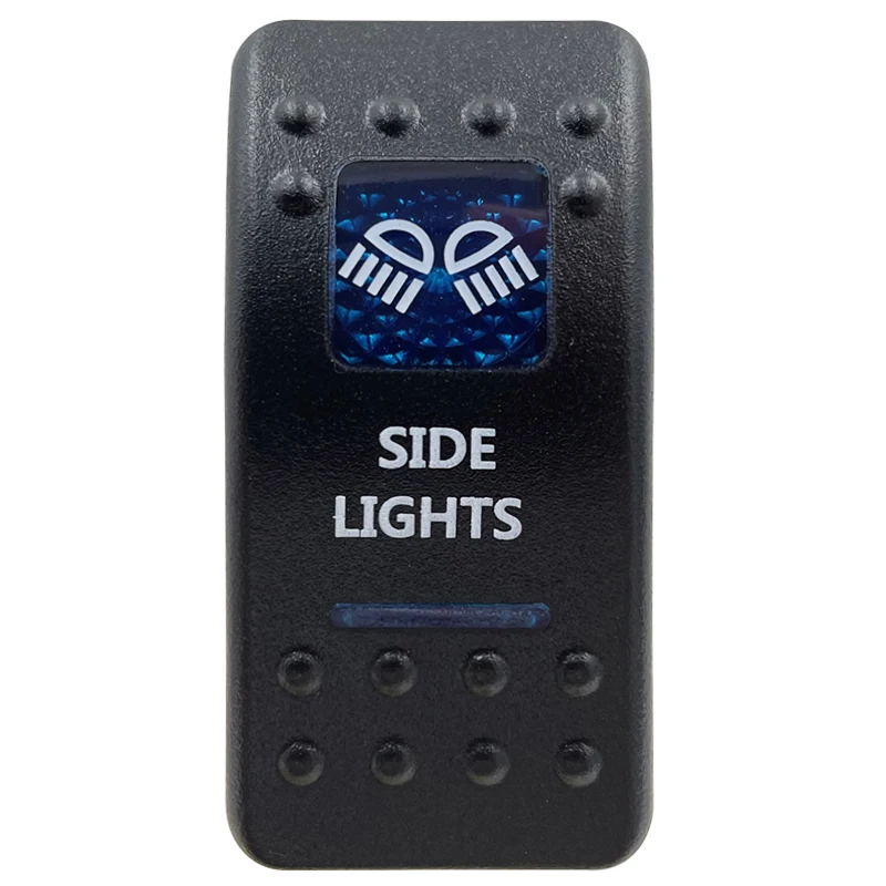 Blue LED Rocker Switch Button - Enhanced Interior Lights & Camper Accessories