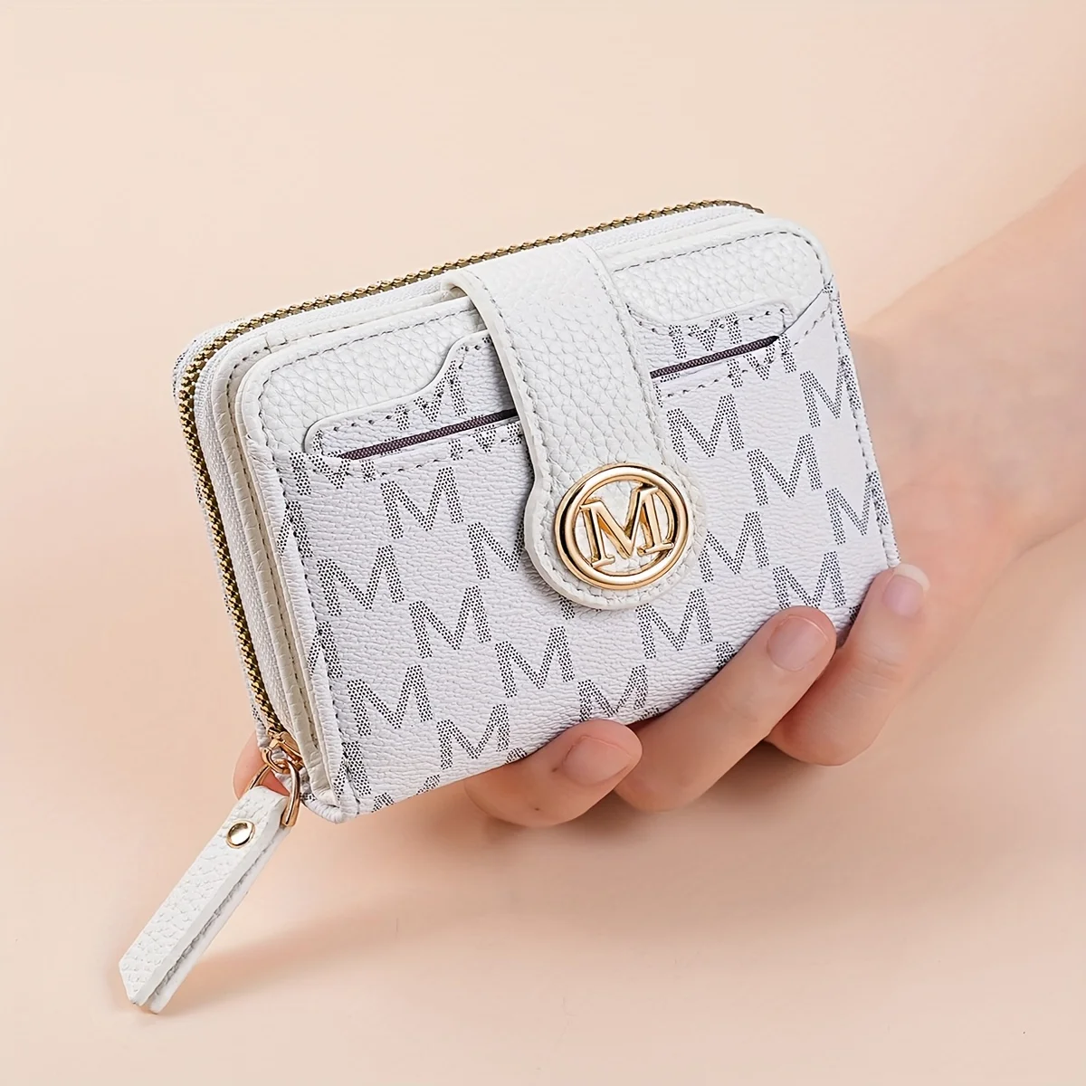 Women’s Retro Wallet – Multiple Card Slots, Cash Pocket, Mini Purse, Minimalist Travel Wallet