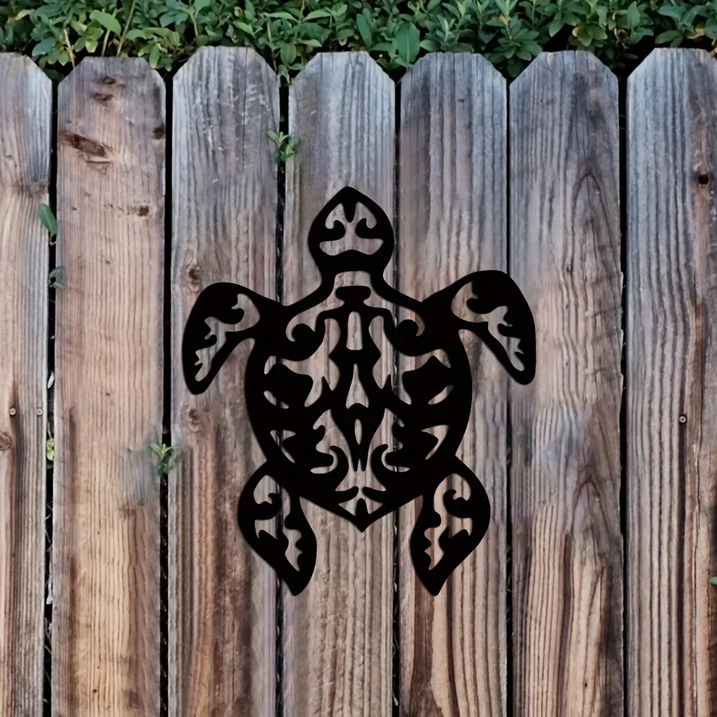 

1pc Metal Sea Turtle Wall Decor, Modern Wall Decor Bedroom Decor Sticker Mural, Room Decor metal wall hanging