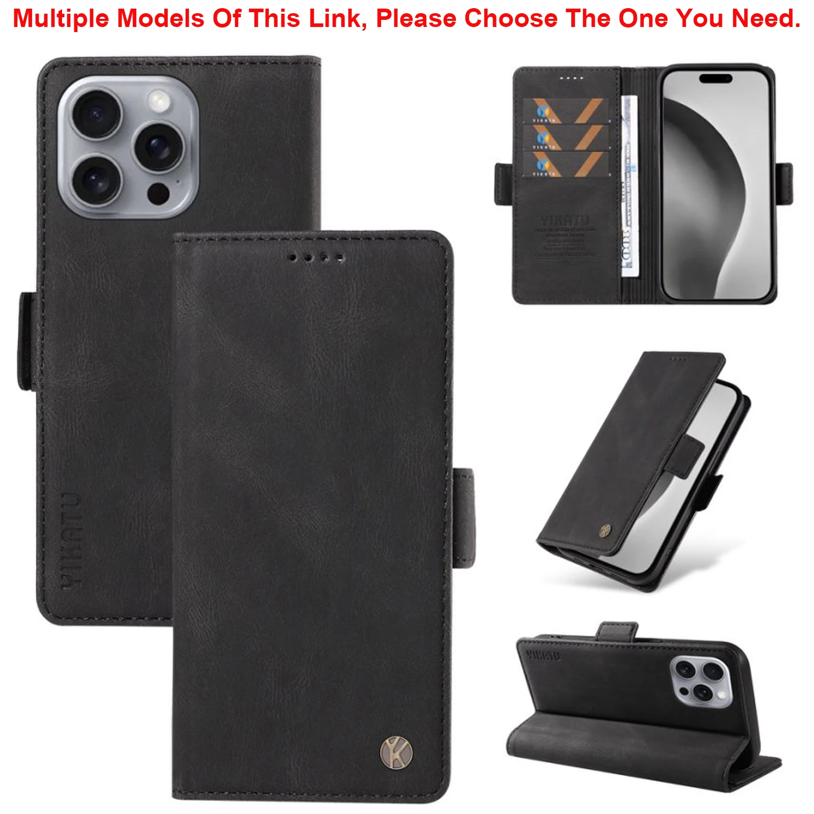 Universal Wallet Case for Realme Smartphones - Stylish and Protective