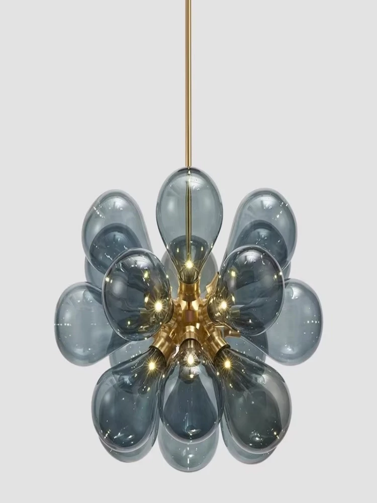 

Postmodern Minimalist Office Living Room Pendant Lamp Children's Room Bedroom Model Room Colored Glass Design Pendant LED Lamp