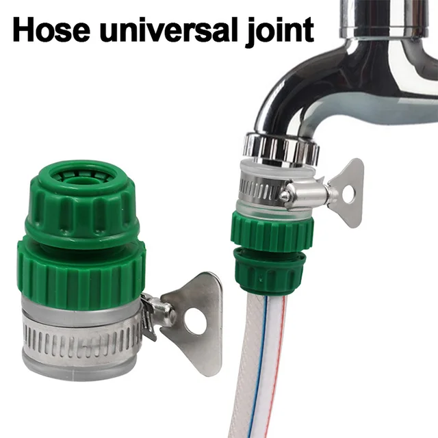 Tubo Aspirazione Acqua Adattatore Rubinetto Filettato 3/4 Pollici Per Tubo Giardino, Attacco Rapido, Plastica Resistente Attacco Rapido Tubo Giardino - Foto 10