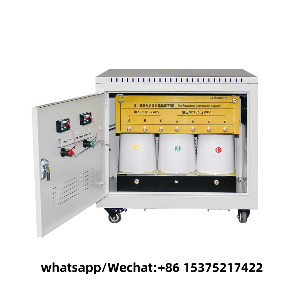 30kva 30kw Three Phase Transformer Step up Voltage 220v to 380v ...