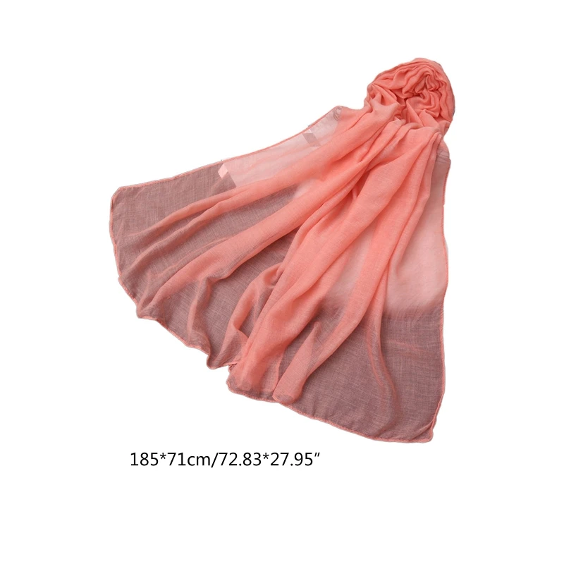 Рисунок 6 - 180x80 см однотонная хлопково-льняная шаль