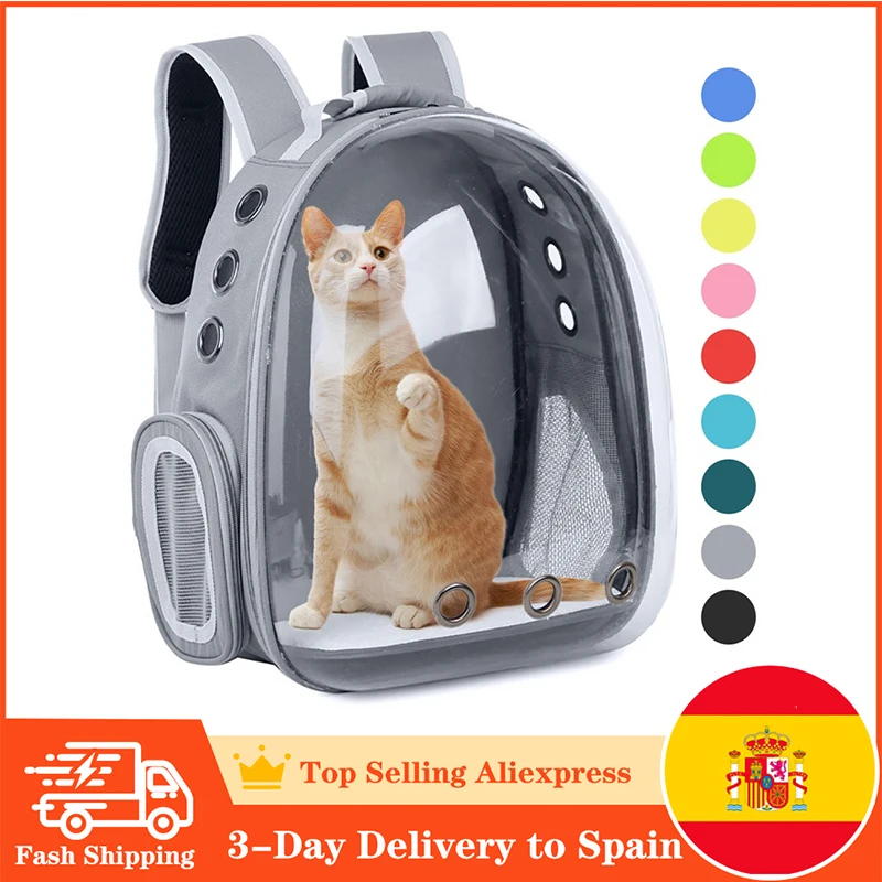 Cat Carrier Bags Breathable Outdoor Pet Carriers Small Dog Cat Backpack Travel Space Capsule Cage Pet Transport Bag For