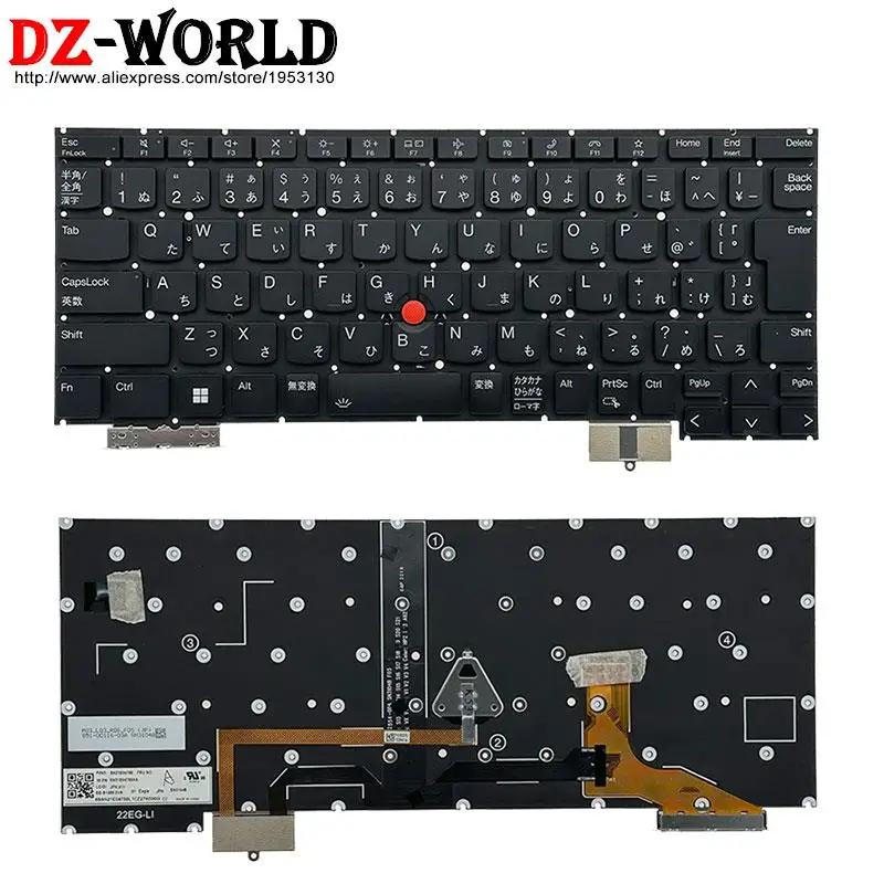 Eua Reino Unido Inglês jp Teclado Retroiluminado Japonês para Lenovo Thinkpad X13s Gen1 Portátil Sn21e04788 Sn21e04784 Sn21e04735 - Imagem 6