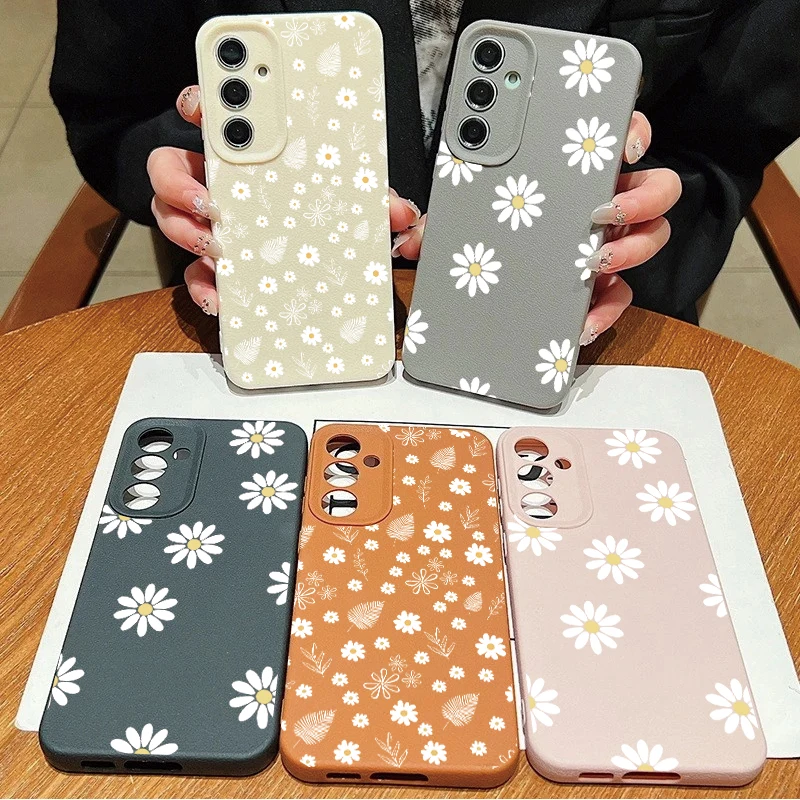 Elegant Daisy Phone Case - Ins Style Design