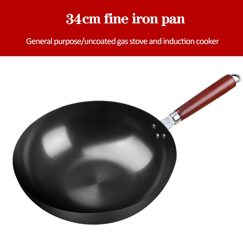 Cast iron light wok Ø 30 cm