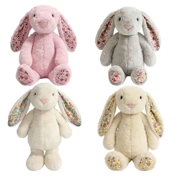 Floral Bunny Plush Toy 1
