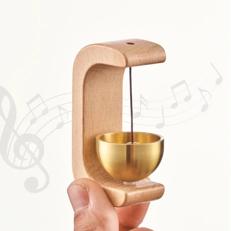Wooden Wind Chimes Wireless Doorbell Entrance Door Bell Decorative Wind Bell For Home Opening & Porch &Garden Hanging Decoration