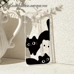 Adorable Black Cat Protective Phone Case - Samsung A53 5G (S12335)