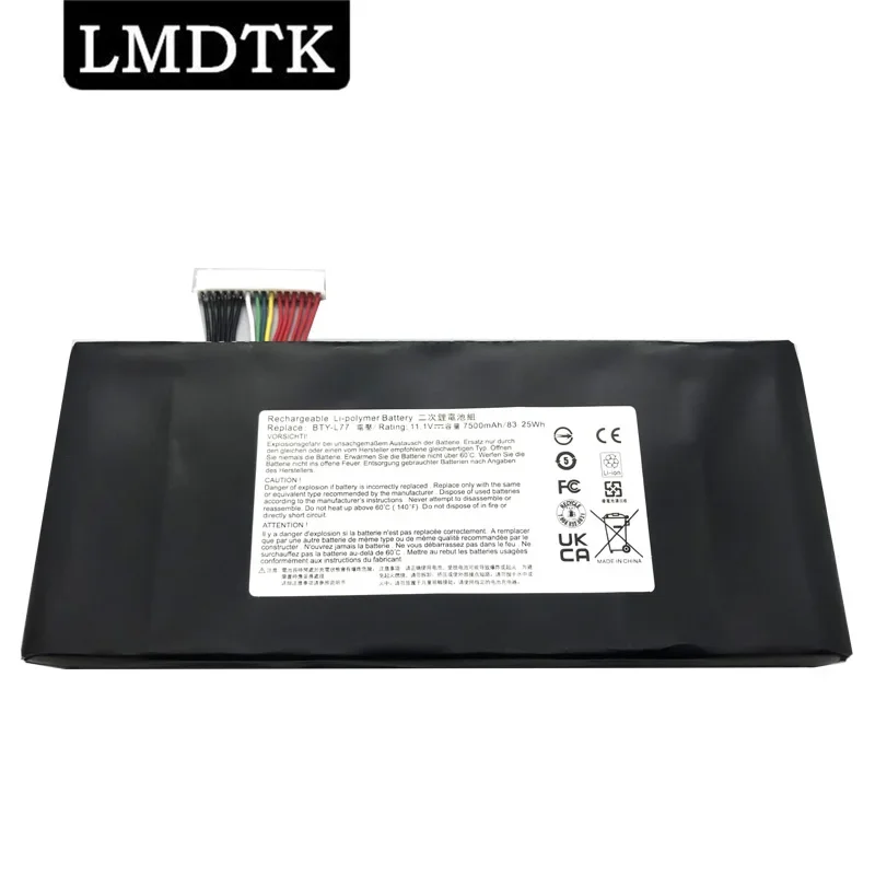 

LMDTK New BTY-L77 Laptop Battery For MSI GT72 2QD GT72S 6QF GT72VR WT72 MS-1781 MS-1782 MS-1783 2PE-022CN 2QD-1019XCN 2QD-292XCN