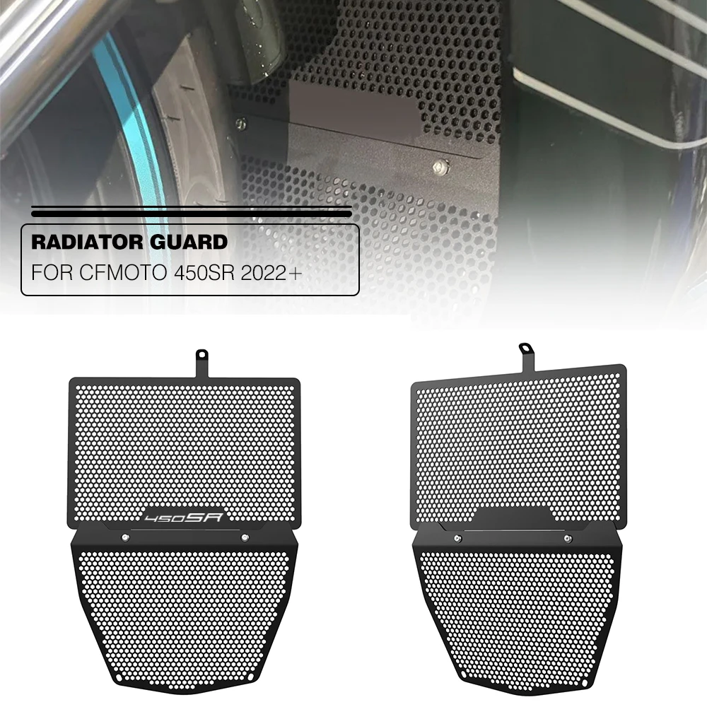 

2023 450 SR sr Motorcycle Accessories CNC For CFMOTO 450SR 450sr 2022-2023-2024 Radiator Grille Cylinder Engine Guard Cover Set