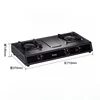 Double-head Tabletop Gas Stove Tabletop Double Stainless Stee Cooker Natural Gas Stove Liquefied Gas Fire Stove 5