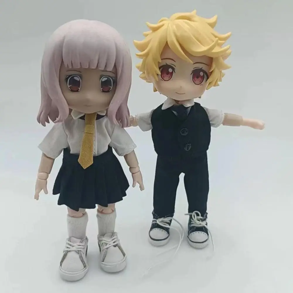 Kleidung Fliege für 1/11 ob11 Puppen DIY Puppe Kleidung Dekorationen Puppen hemd Uniform Fliege Zubehör für 1/12 bjd Puppen – Detail 11