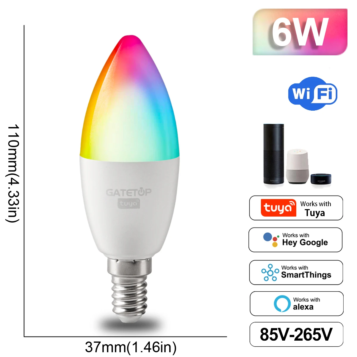 C37 6W E14