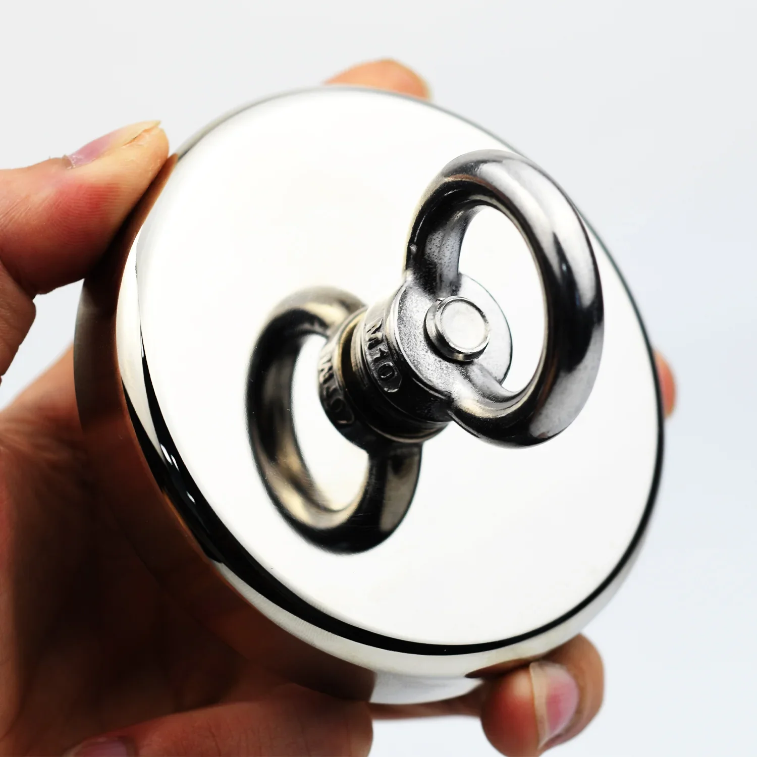 Fishing Magnets 16-90mm Super Strong Neodymium N52 Heavy Duty Rare Earth With Countersunk Hole Eyebolt Salvage
