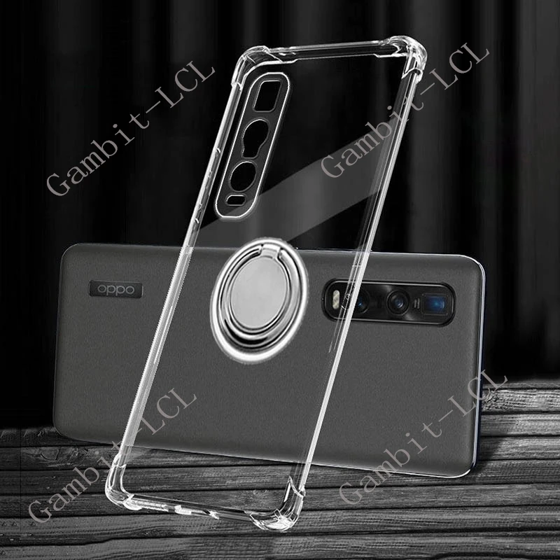 Enhanced Back Ring Holder Bracket Phone Case - Soft TPU Cover for 6.7 Smartphones (2020)