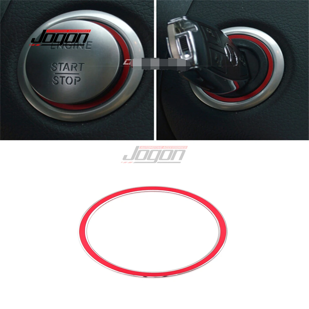 Arresto Di Inizio Del Motore Push Button Key Trim Ring Sticker Copertura Decorazione Per Mercedes Benz Abce Glc Glk Ml Gl Gla Cla Cls Classe